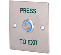 SIB EXITBUTTON303-LED Pulsador de liberación de puerta con LED - Uso profesional - Testado 100.000 usos - NO/NC/COM | Empotrado