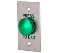 SIB EXITBUTTON305-SLIM Pulsador de liberación de puerta - Tipo semiesfera - Testado 500.000 usos - NO/COM | Empotrado o superfic