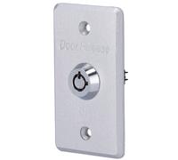 SIB EXITBUTTON307-SLIM Pulsador con llave - Uso profesional - Testado 500.000 usos - NO/NC/COM | Empotrado o superficie - Medida