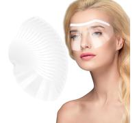 Sibba 100 piezas desechables de plástico protector de ducha protector facial para microblading maquillaje permanente extensión de pestañas ojos cataratas cirugía para ojos y cejas