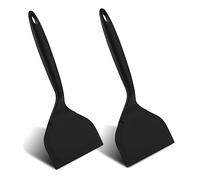 Sibba 2 Tulas De Silicona Para Tortitas Y Tortitas Utensilios De Cocina Antiadherentes Resistentes A Altas Temperaturas Pl Stico Corto Pala Plana Raspador Utensilios De Cocina Parrilla Herramientas