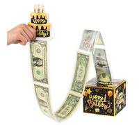 Sibba Caja de Dinero para Regalo Kit De Soporte para Ahorrar Dinero Sobres de Feliz Cumpleaños Accesorios Regalos Ramo Caja de Explosión Suministros para Tartas Grandes Suministros