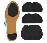 Sibba Empuñaduras de zapatos en la parte inferior de los zapatos Protector de suela de goma antideslizante autoadhesivas almohadillas para zapatos para hombre y mujer suela de reducción de ruido