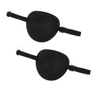 Sibba Parche Ocular Ajustable para Adultos y Niños - 2 Piezas, Médico, Pirata, para Ojo Izquierdo o Derecho - Ambliopía Perezosa y Cosplay