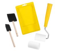 Sibba Rodillo de Pintura de Esponja de 2 Pulgadas Repuesto de Espuma de Alta Densidad Kit de Rodillos de Pintura de Acabado Fino Mini Rodillos Pequeños Herramientas de Aplicación de Pintura