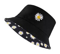 Sibba Sombrero de Verano Plegable para Marinero Pescador Gorras para Pesca Golf Camping Viajes Cabeza Grande ala Ancha Protección Solar para Hombres Mujeres Adolescentes y Niñas Flor M