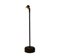 SIBEG Lámpara de Escritorio con Poste LED, luz Nocturna de un Solo Cabezal de Escritorio Creativo, lámpara de Mesa Decorativa con Foco LED de Doble Cabezal Giratorio para Sala de Estar, Bar, Comedor,