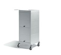 Sibel Discreta Peluquería Carrito Cerradura Servicio Crema Cabello Salón Cart