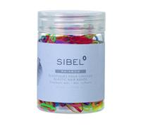 SIBEL pack of 500 small hair bands for braiding - Assorted colours