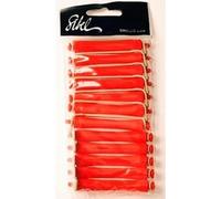 Sibel rulos permanente corto 12 pcs rojo 12 mm