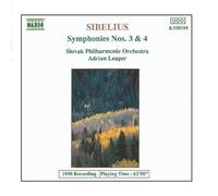 Sibelius:Symphony No.3&4