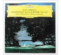 Sibelius - KARAJAN/BERLINER symphonie 6 - 7 SIBELIUS LP 1968 DG