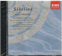 Sibelius: Symphonies (Sinfonie) Nos 5 & 7 / Rattle, City Of Birmingham - CD