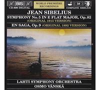 Sibelius: Symphony No. 5 (Original 1915 Version); En Saga (Original 1892 Version)