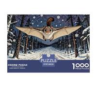 Siberian Flying Squirrel Puzzle De Madera Impermeable DIY Puzzles De 1000 Piezas Regalos para Adultos Imposible Rompecabezas Decoración del Hogar