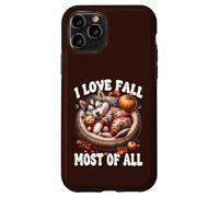Siberian Husky Puppy I Love Fall Most of All For Husky Lover Carcasa para iPhone 11 Pro