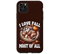 Siberian Husky Puppy I Love Fall Most of All For Husky Lover Carcasa para iPhone 11 Pro MAX