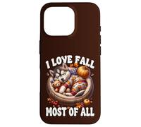 Siberian Husky Puppy I Love Fall Most of All For Husky Lover Carcasa para iPhone 16 Pro