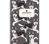 Siberian Spirit - The Beauty of the Husky: A 120-Page Lined Notebook (6 x 9) Featuring a Stylish Siberian Husky Dog Pattern - Ideal for Dog Lovers and Husky Fans