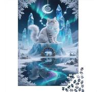 Sibérien Puzzles De 1000 Piezas Puzzles para Adultos Puzle para Decoración del Hogar Hielo y Nieve Rompecabezas DIY Imposible Juego De Rompecabezas Y Familiar Regalos A Partir De 14 Años 100