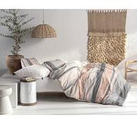 Sibiles - Juego Funda Nórdica Cama Etnica Cierre Botones Cama 90, 105, 135, 150, 180 y 200 Morocco Tan (Cama 90/105)