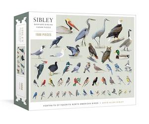 Sibley Backyard Birding Puzzle: 1000-Piece Jigsaw Puzzle with Portraits of Favorite North American Birds : Jigsaw Puzzles for Adults
