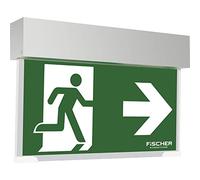 SIBLIK Señal de salida de emergencia iluminada, salida de emergencia, señal LED de escape, tiempo de funcionamiento de 3 horas