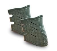 Sibo - Airsoft Funda Pistola para Empuñadura (Pack 2 Unidades) - Grip Ergonómico Antideslizante para Pistola ó Fusil - Funda de Goma Silicona - Accesorio Airsoft, Caza, Tiro, Softair,Outdoor (Verde)