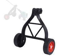 Sibomtex - Rueda auxiliar universal para podadora de césped inalámbrica, accesorio para máquina de corte de césped de 25-28 mm, rueda de soporte ajustable