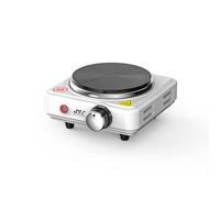 SIC Cocina eléctrica portátil de una placa, estufa portátil, de hierro fundido, temperatura ajustable. Para camping, viajes, cocina al aire libre (500W)