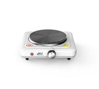 SIC Cocina eléctrica portátil de una placa, estufa portátil, de hierro fundido, temperatura ajustable. Para camping, viajes, cocina al aire libre (1000W)