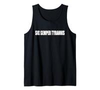 SIC Semper TYRANNIS ASÍ Siempre A LOS TIRANOS Camiseta sin Mangas