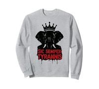 Sic Semper Tyrannis No Kings Protestan Elefante Republicano Sudadera