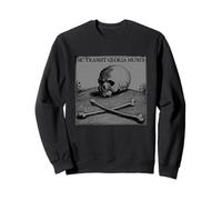 Sic Transit Gloria Mundi - Símbolo gótico de la Muerte de Calavera Sudadera
