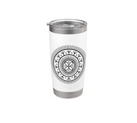 Sicanje - Tatuaje tradicional croata Vaso térmico de acero inoxidable de doble pared