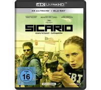 Sicario/4k Ultra Hd (4K UHD Blu-ray) Blunt Emily Del Toro Josh (Importación USA)