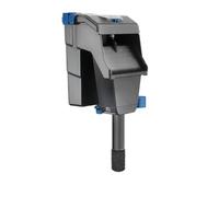 Sicce Aqua Filtra 10 - Filtro de alimentación para acuarios de hasta 10 galones, silencioso de 3 etapas para agua dulce y salada