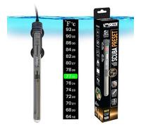 Sicce Scuba - Calentador de acuario de 150 W preestablecido a 25.0 °C para hasta 45 galones | 150 W sumergible para agua salada marina y agua dulce | Protección en seco