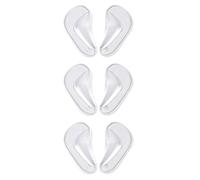 Sicheii 3 pares de insertos de gel para soporte de arco para mujeres y hombres, soporte de arco suave para pies planos, plantillas adhesivas para fascitis plantar para sandalias, almohadillas de arco