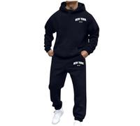 Sicher! Hier ist Ein Produkttitel für Ihr Border Streetwear Hoodie Set, Der Richtlinien Richtlinien enthält: „Unisex Streetwear Fleece Hoodie Set mit Aufdruck (Dark Blue, XXXXXL)