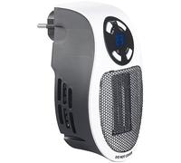 Sichler Haushaltsgeräte Bricolaje y herramientas - Calentamiento enchufe: Calefactor de cerámica con enchufe, Termostato, Temporizador de apagado (Mini Calentador Con termostato)