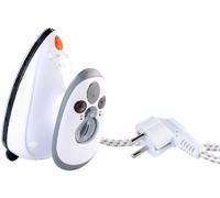 Sichler Haushaltsgeräte Planchas de viaje - mini Hierro: Compacto Plancha de vapor, para viajes y vacaciones, 110 y 230 Volt (Mini plancha de vapor, Hierro pequeño, Estación planchado)