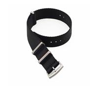 SiChouwz Correa De Nailon 20mm 22mm Cinturón De Seguridad Correa De Reloj Reemplazo Hombres Mujeres Accesorios De Reloj(Black,22mm)