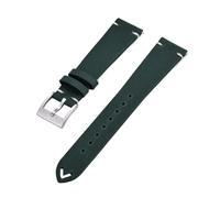 SiChouwz Correa De Reloj De Cuero De Liberación Rápida For Correas De Reloj De 18 Mm, 20 Mm Y 22 Mm, Correa De Reloj De Cuero De Repuesto For Hombres Y Mujeres.(Green,22mm)
