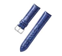 SiChouwz Correa De Reloj De Cuero Genuino, Pulsera Con Patrón Flameado, Superficie De Hielo, Correa Brillante 12 14 16 18 20 22 Mm, Accesorios For Reloj(Blue,14mm)