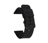 SiChouwz Correa De Repuesto For Reloj De Silicona, Pulsera Deportiva De Goma De 12mm, 14mm, 16mm, 18mm, 19mm, 20mm, 21mm, 22mm Y 24mm(Black black buckle,24mm)