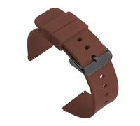 SiChouwz Correa De Repuesto For Reloj De Silicona, Pulsera Deportiva De Goma De 12mm, 14mm, 16mm, 18mm, 19mm, 20mm, 21mm, 22mm Y 24mm(Brown black buckle,16mm)