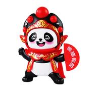 Sichuan Opera - Muñeca panda que cambia la cara, juguete cultural interactivo, elegante adorno de escritorio exquisito para todos