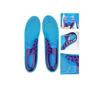 Sichun 1 par de hombre tamaño deportes masaje plantillas de gel de silicona Arch Support ortopédica fascitis Plantar Running plantilla para zapatos