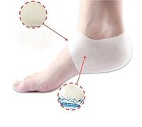 Sichun fascitis Plantar Arco del Pie Apoyo Wrap - 1 par talón calcetines Cracked Pie Cuidado de la piel protector silicona Gel unisex talón cojín